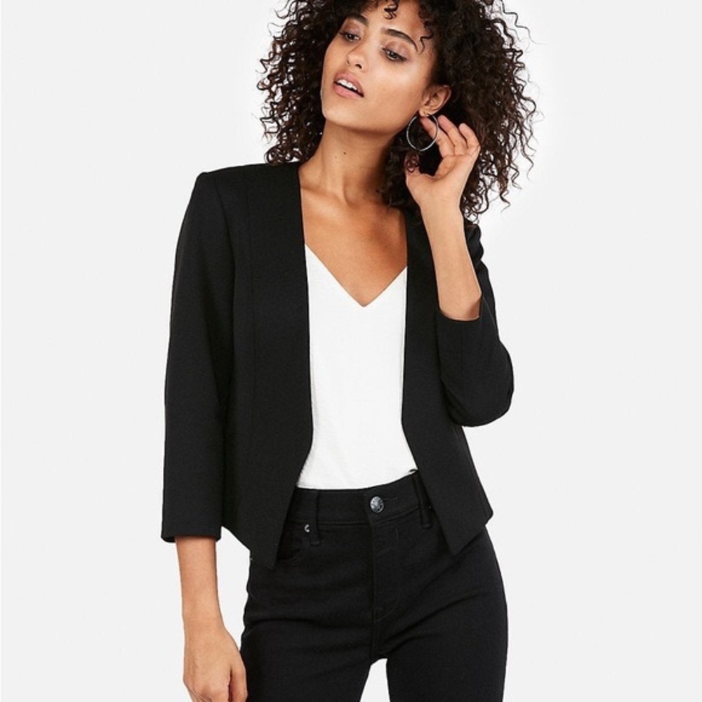 Black Express Cutaway Blazer